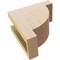 Ekena Millwork 4"W x 8"D x 8"H Classic Alpine Rough Cedar Woodgrain TimberThane Corbel, Primed Tan CORUR04X08X08ALPRCPR - alternate 6